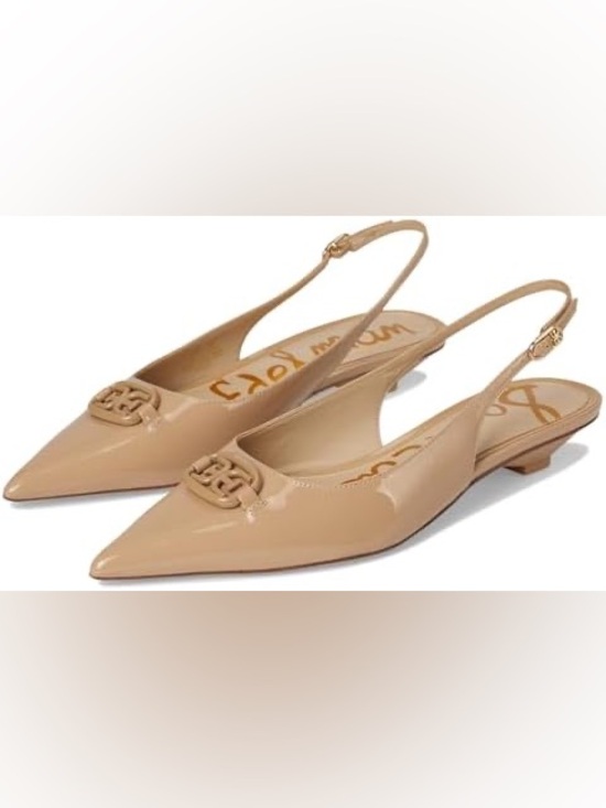 Shoes - Sam Edelman Women's Aggie Pump Kitten Heels In Sienna Tan Size 7.5 NWOT